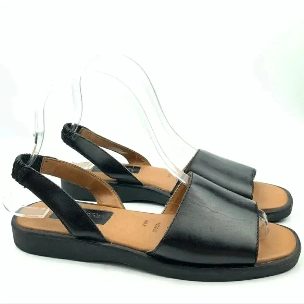 Duck head flats size 6.5 black vintage 90s Dorsay